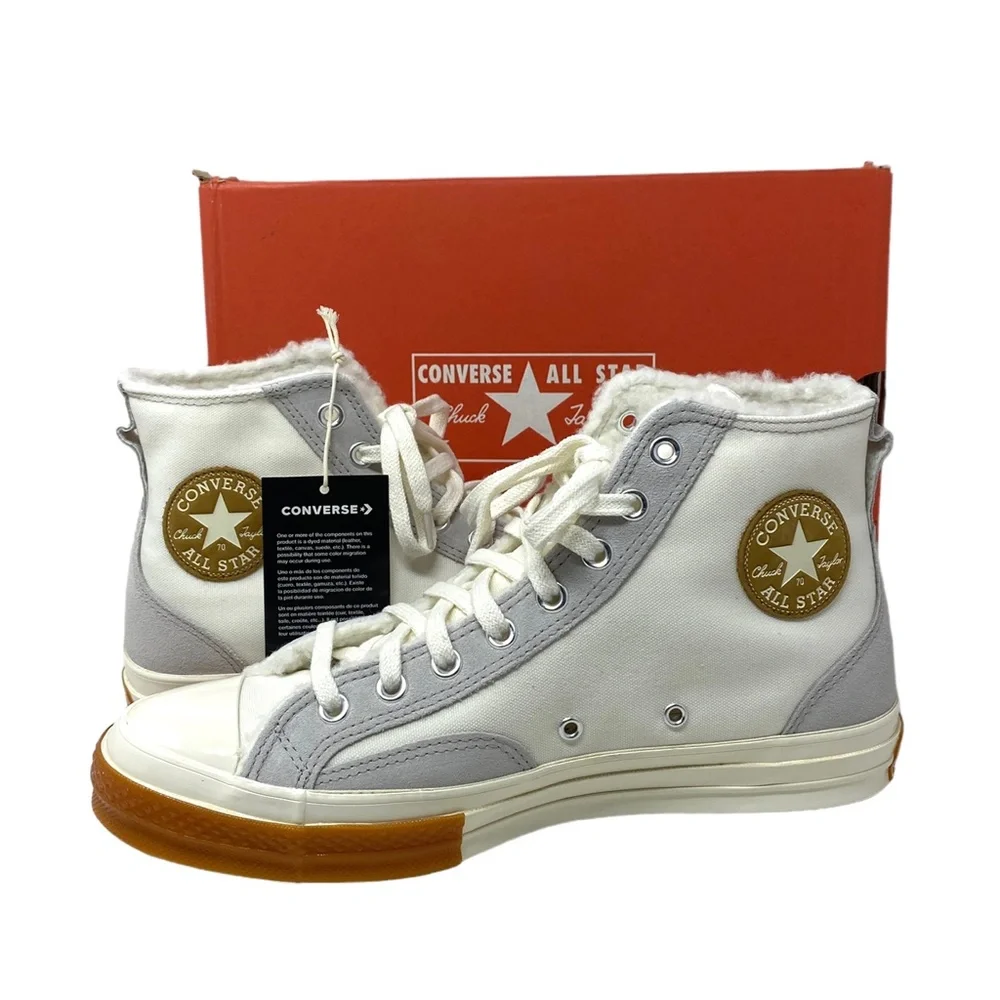 Converse Chuck 70 Sneaker Hi Vintage White Casual Shoes Men Canvas Suede A04409C - Picture 6 of 12